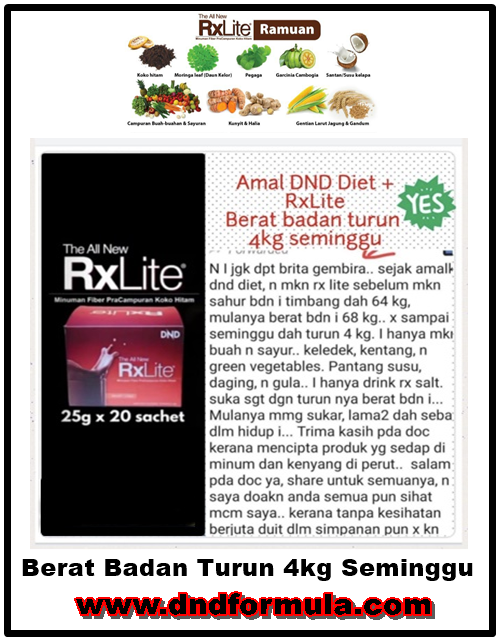 turun 4kg seminggu