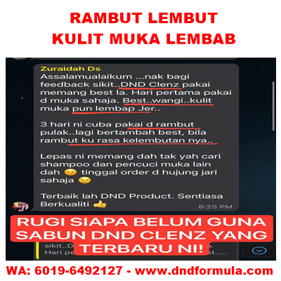 RAMBUT LEMBUT-MUKA LEMBAB